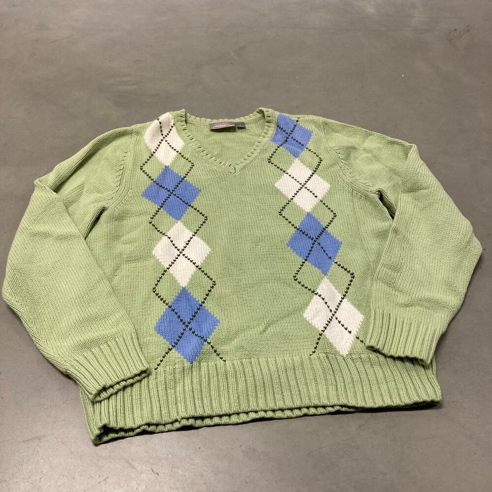 vintage y2k Croft and barrow patterned sweater